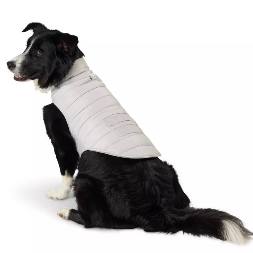 Dog Puffer Jacket in Gray by Top Paw NWT